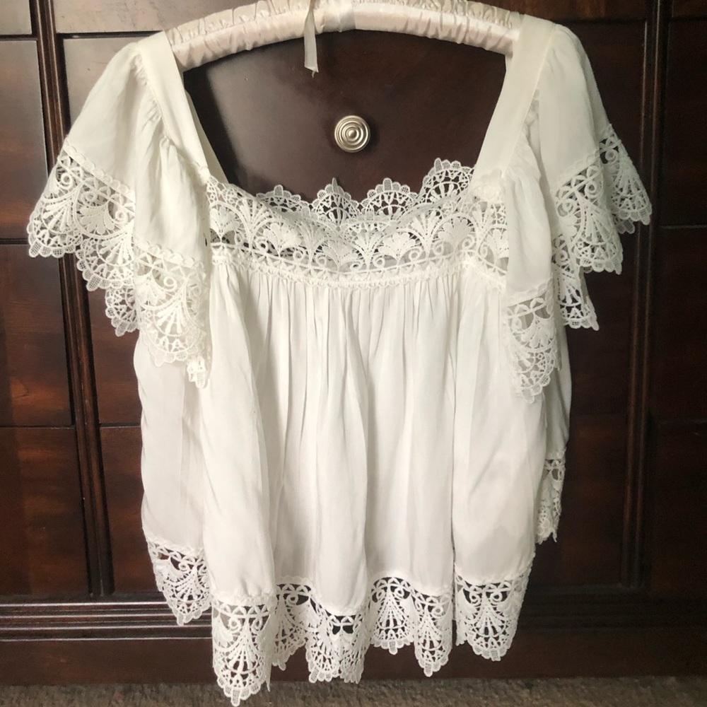 Bebe Off Shoulders Top